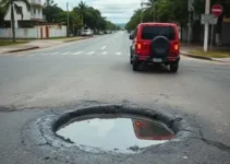 buracos na rua eurico dos santos barbosa