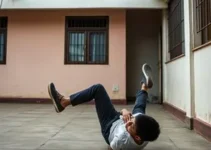 aluno de 13 anos cai do 3º andar