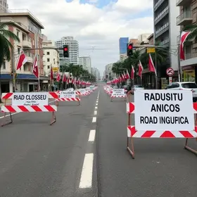 interdições temporárias no Centro de Macapá