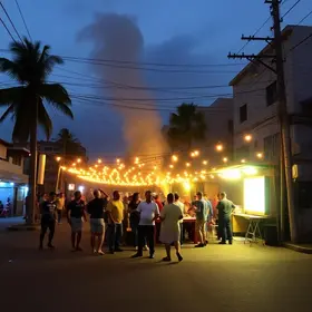interdição de vias e ligação de energia em Macapá
