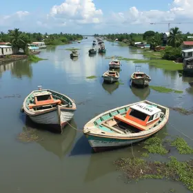 barcos abandonados Macapá