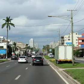 Trânsito na Expofeira Amapá