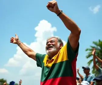 Lula na região de Macapá
